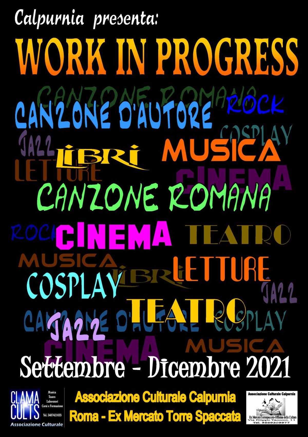 Locandina Work in Progress, Settembre-Dicembre 2021