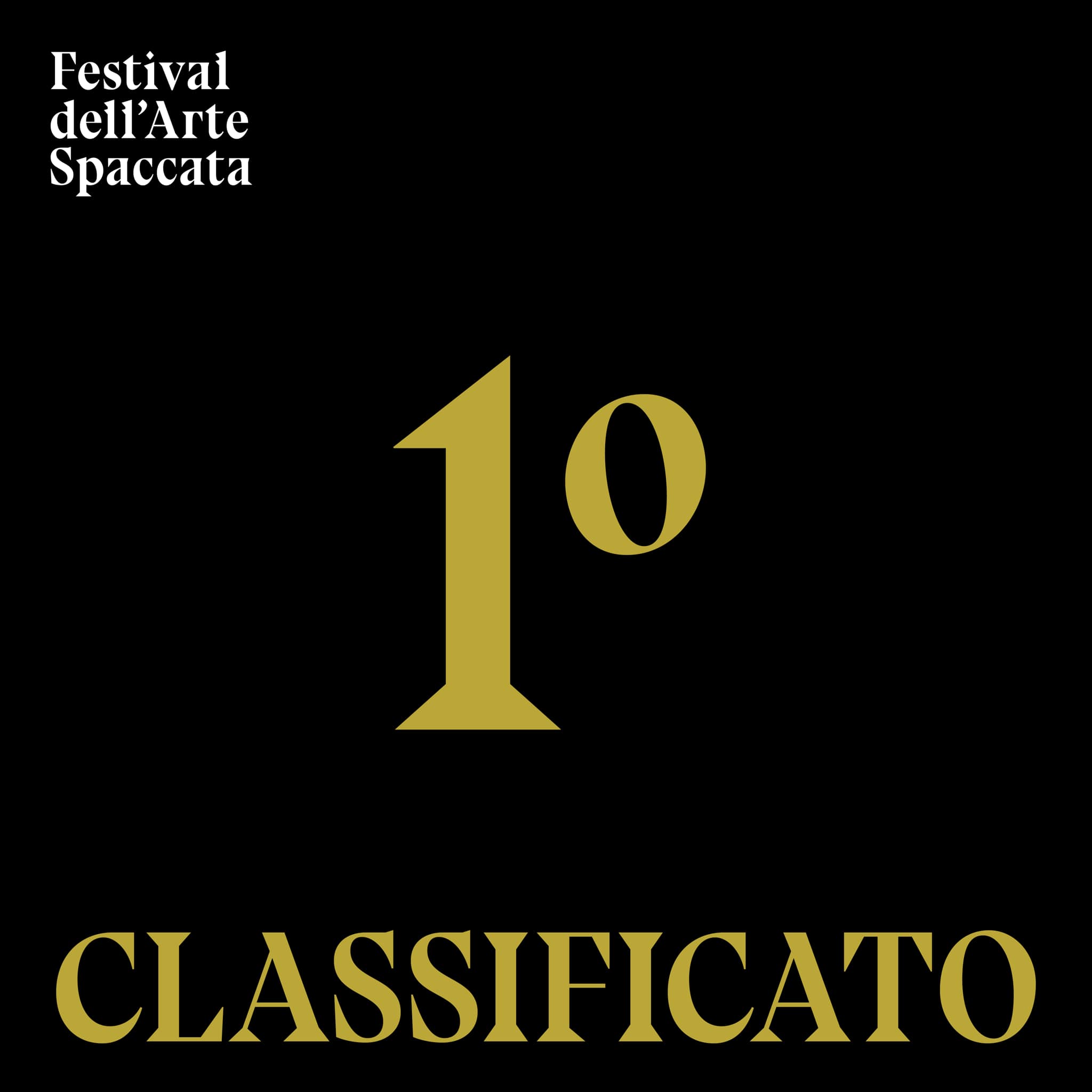 Festival dell'Arte Spaccata 2021, Primo classificato