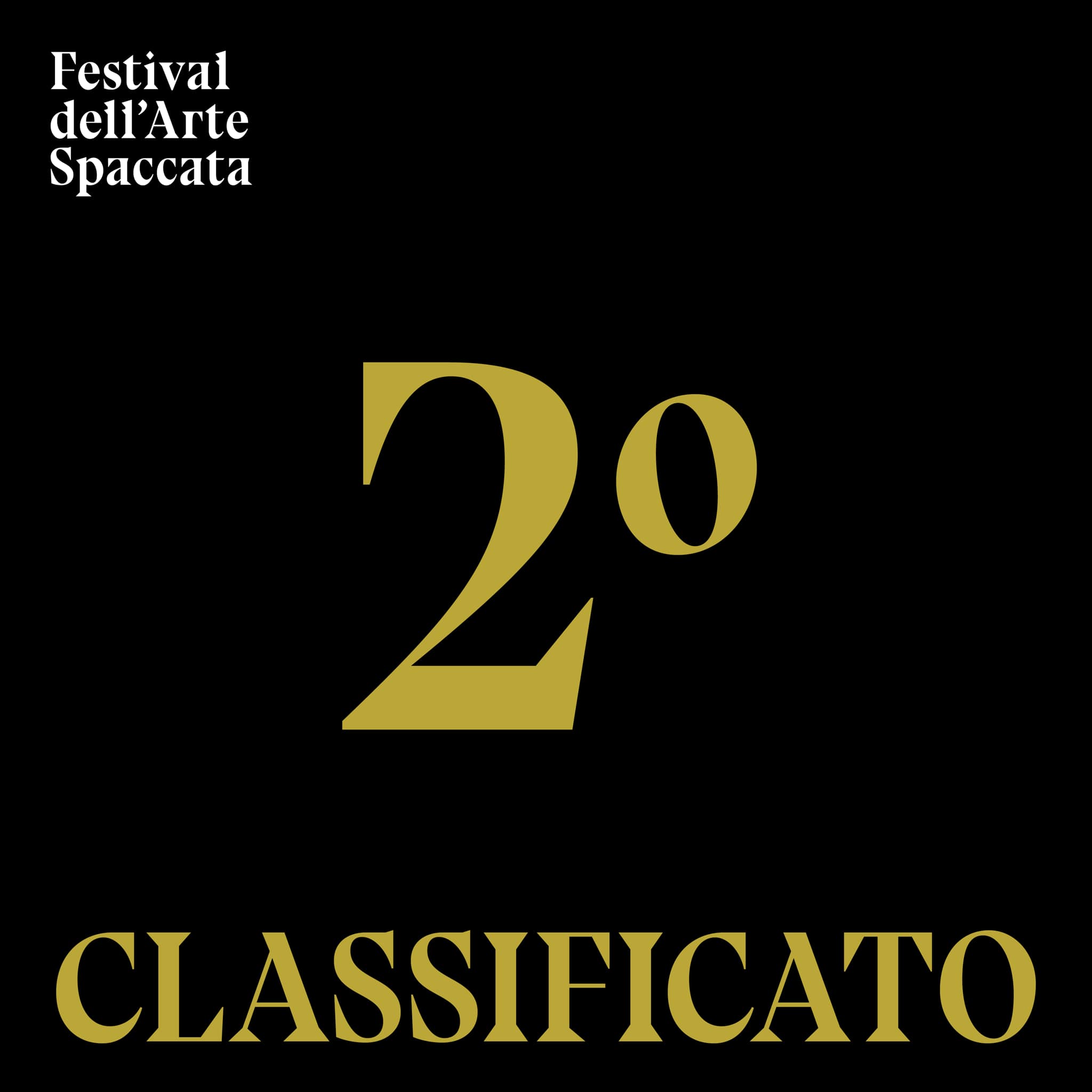 Festival dell'Arte Spaccata 2021, Secondo classificato